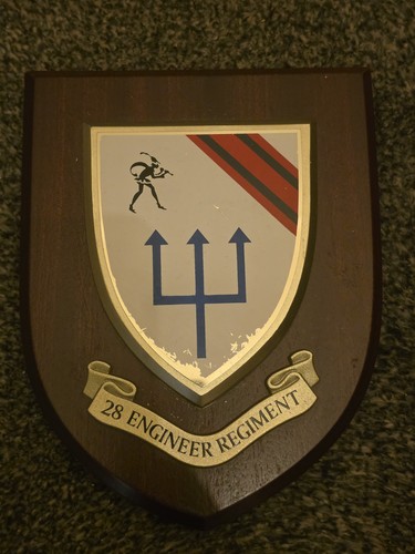 British army shield - british, plaque