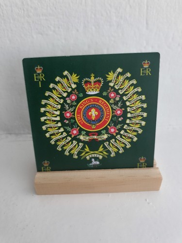 King regiment colors table - ,