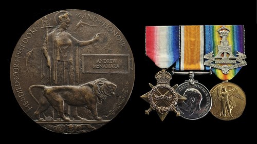 1914 trio plaque - 1914-15, sgt
