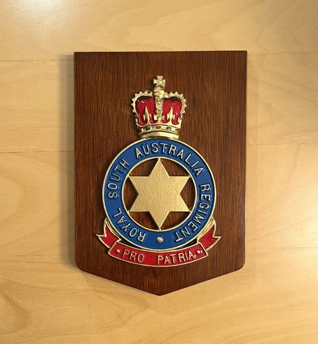 Military presentation plaque - presentation,