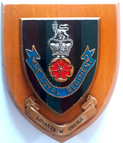 The loyal regiment - regiment, plaque