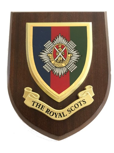 The royal scots wall plaque - the,