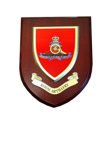 Royal artillery wall plaque - wall, uk