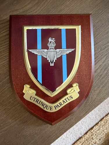 Parachute regiment mess - parachute, plaque